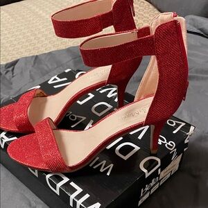 Wild Diva Sparkling Red Heels